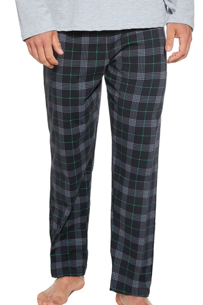 Bavlněné pánské pyžamo s dlouhými rukávy Cornette