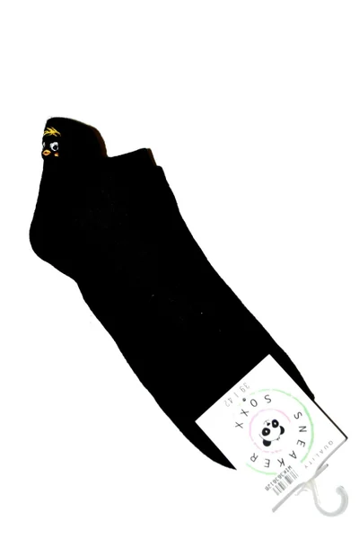 Dámské kotníčkové ponožky s výšivkou WiK