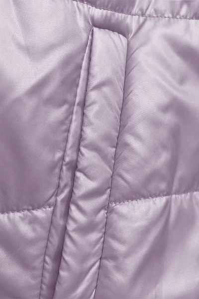 Metalická lila prošívaná bunda s kapucí S'WEST