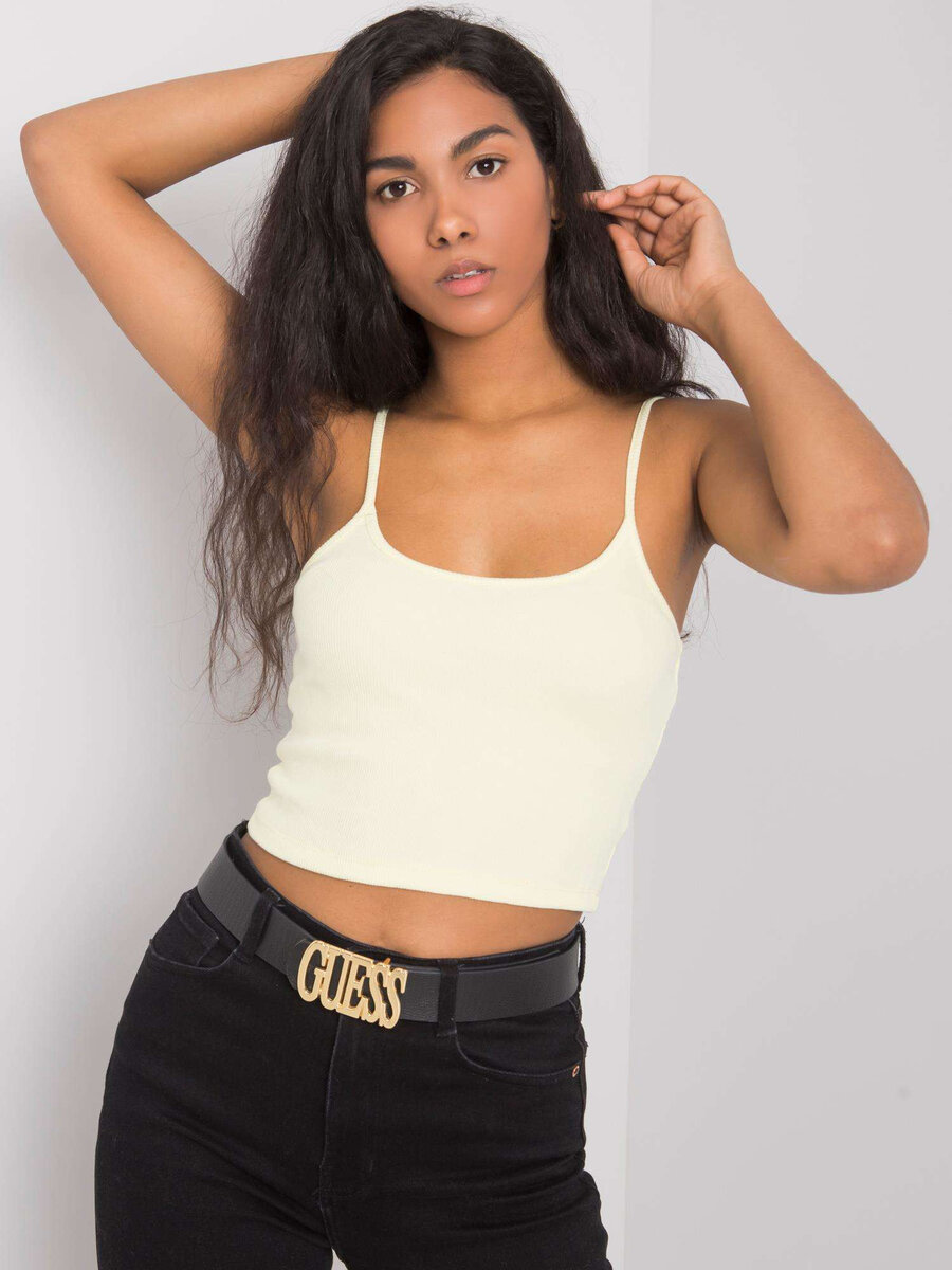 Dámský RUE PARIS Světle crop top FPrice, M i523_2016102930686