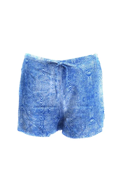 Dámské pyžamové šortky D574 modrá - Calvin Klein