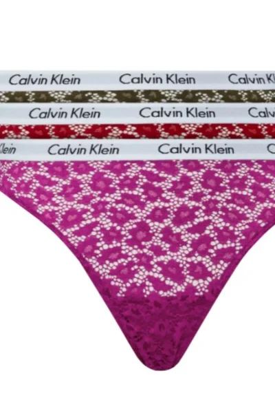 Calvin Klein Dámské Bikiny 3ks