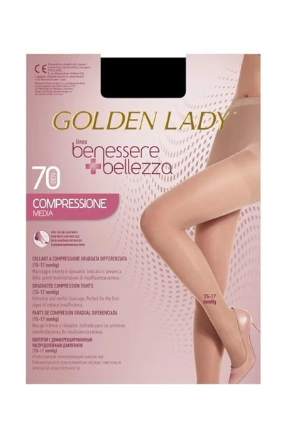 Černé dámské punčocháče Golden Lady Benessere & Bellezza