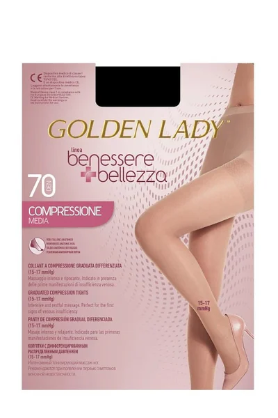 Černé dámské punčocháče Golden Lady Benessere & Bellezza