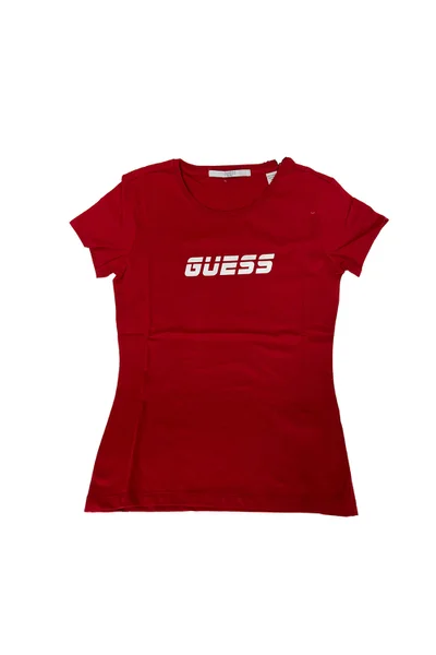 Červené dámské tričko Guess O0BA71K8HM0