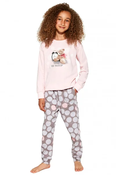 Roztomilé bavlněné dětské pyžamo se zvířátky Cornette