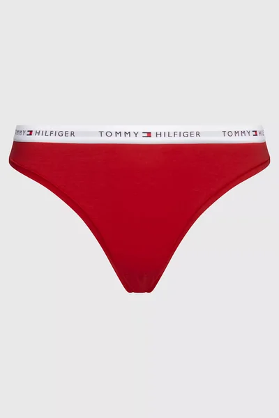 Červená dámská tanga Tommy Hilfiger plus size