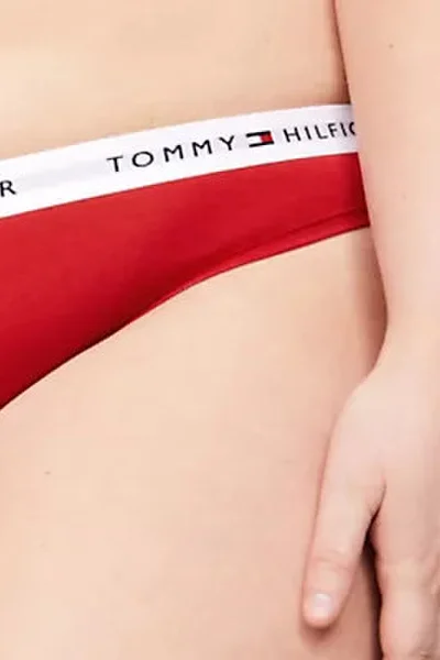 Červená dámská tanga Tommy Hilfiger plus size