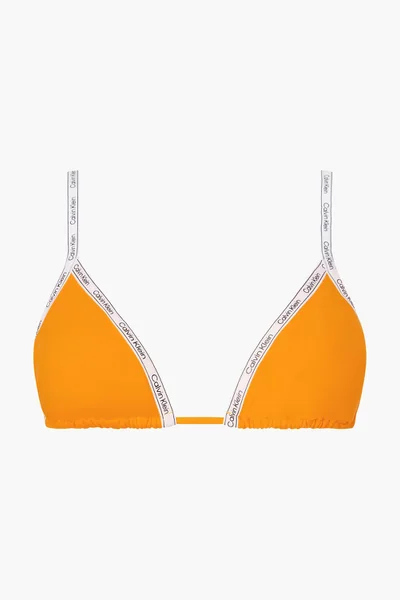 Dámské vrchní díl plavek Z276 ZEG oranžové - Calvin Klein