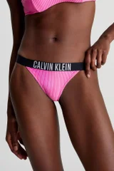 Růžový spodní díl bikin Calvin Klein