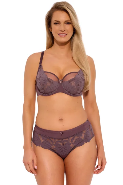 Podprsenka Gaia Soft Lace v Fialové Barvě