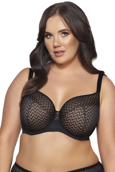 Plus size dámská vyztužená podprsenka Ava