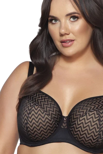 Plus size dámská vyztužená podprsenka Ava