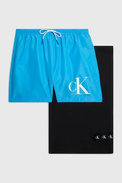 Pánská koupací souprava plavky a ručník Calvin Klein