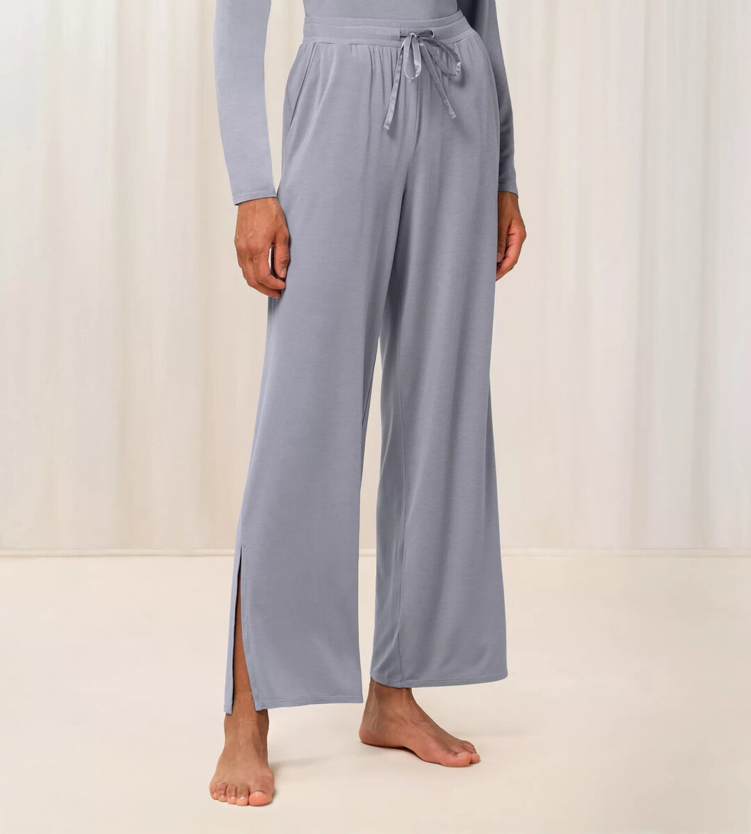 Dámské pyžamové kalhoty Climate Aloe TROUSERS Triumph 7686, černá (0004) 046 i147_64610442