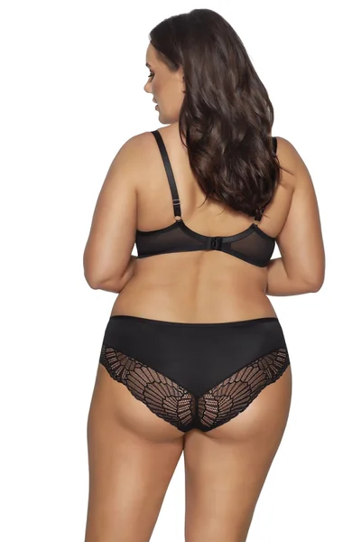 Elegantní dámská podprsenka zdobená krajkou Ava plus size