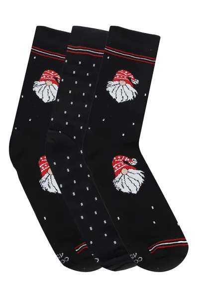 Vysoké pánské vánoční ponožky v dárkovém balení Cornette