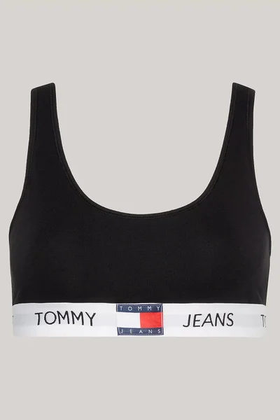 Černé dámská bavlněná braletka Tommy Hilfiger