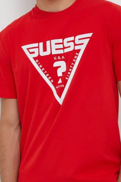 Pánské tričko Z854 G6Y5 červená - Guess