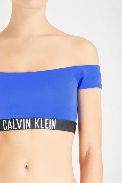Dámské plavky vrchní díl JR489 P642 - Calvi Klein Calvin Klein (v barvě královská modř)