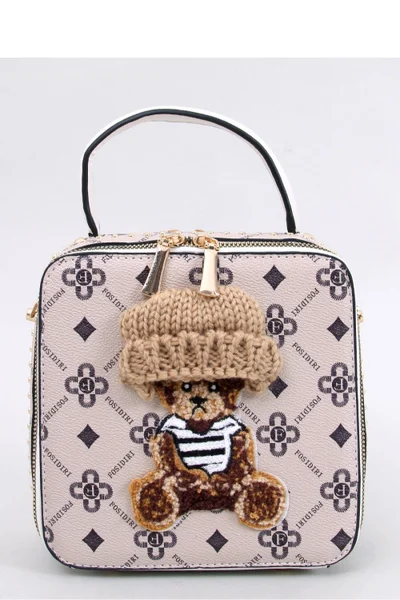Módní mini kabelka ve stylu kufříku s medvídkem Inello