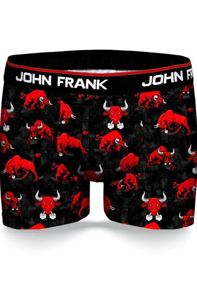 Pánské boxerky John Frank HU211 černá