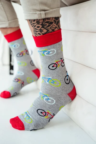 Veselé cyklistické pánské ponožky Milena