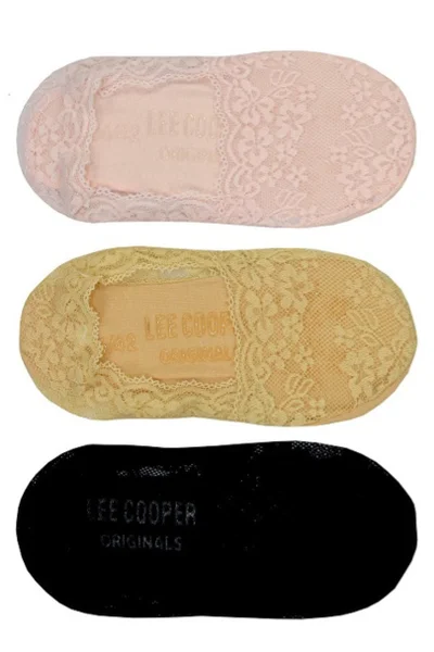 Krajkové dámské ponožky ťapky do balerín Lee Cooper