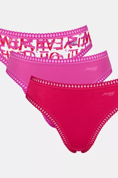 Dámská tanga GO Crush High Leg PINK - Sloggi