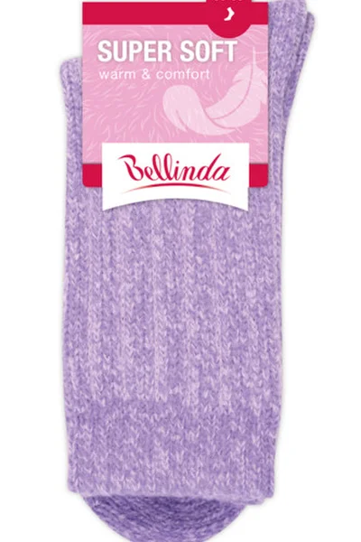 Hřejivé úpletové dámské ponožky Bellinda