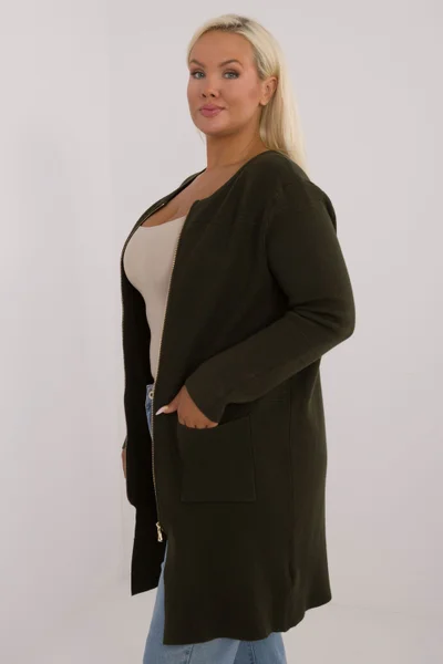 Dámský Oversized Svetr Plus Size od Factory Price