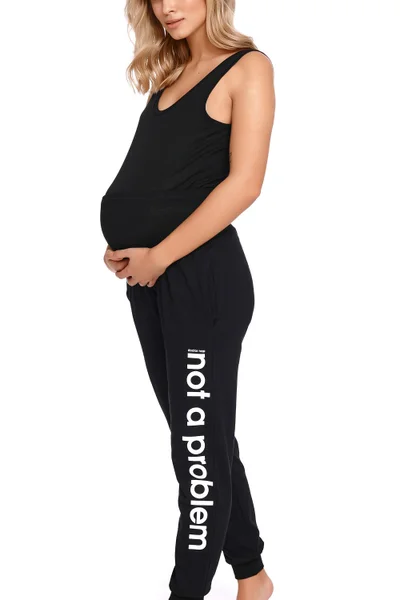 Komfortní dámské těhotenské teplákové kalhoty DOCTOR NAP