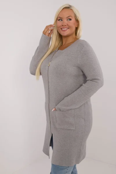 Komfortní dámský plus size svetr Factory Price