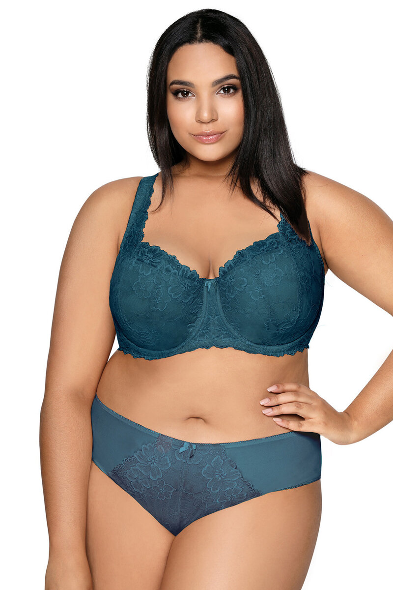 Plus size dámská petrolejová podprsenka Mat, 70H i510_41466423834