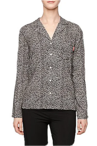 Pyžamová dámská košile Calvin Klein QS1678E