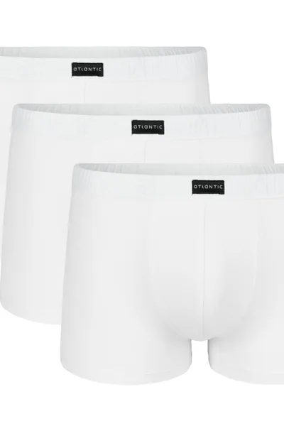 Pánské bílé spodní prádlo Atlantic (3ks)