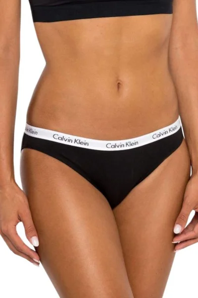 Příjemné dámské kalhotky 3ks Calvin Klein klasický střih