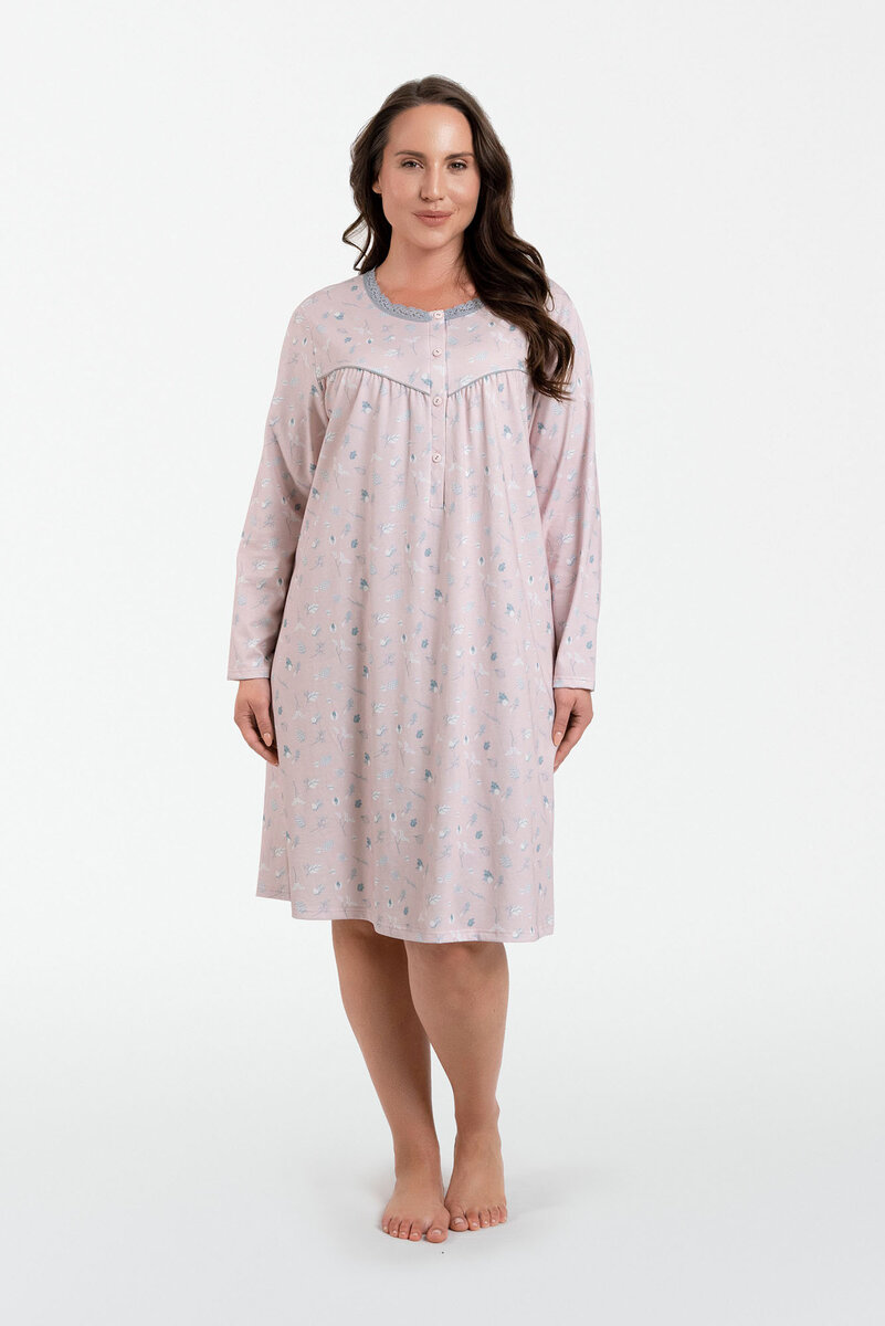 Pohodlná volná košile na spaní Italian Fashion plus size, XXL i646_2712976