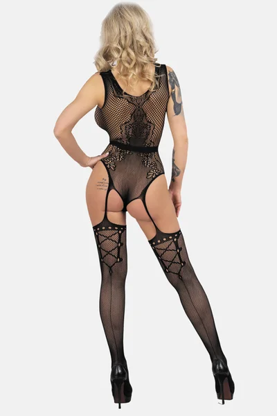 Dámský bodystocking Nustola černý od LivCo Corsetti