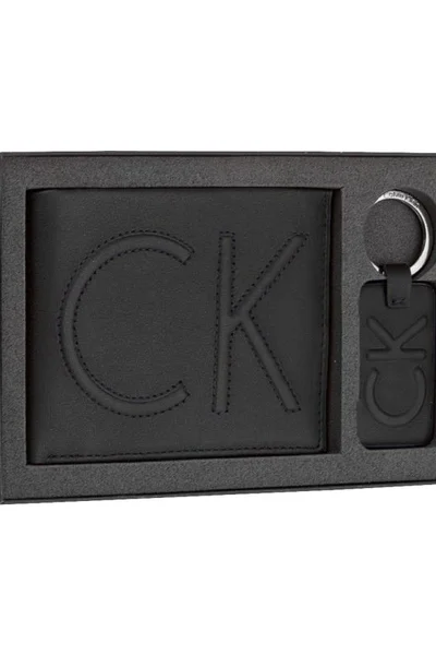 Designový pánský komplet peněženka a klíčenka Calvin Klein