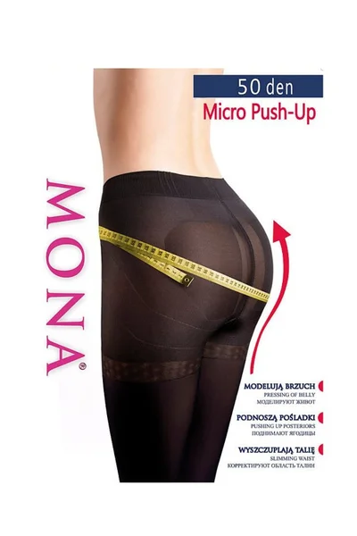 Stahovací push-up punčocháče Mona Micro Push-Up