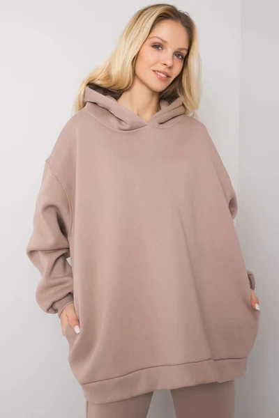 Dámský tmavě khaki bavlněná halenka plus size FPrice