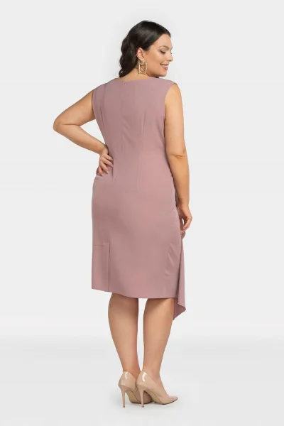 Elegantní Plus Size Šaty Mila s Volánem - Karko