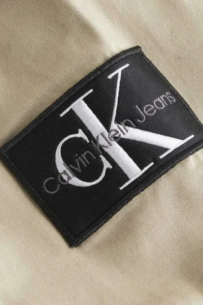 Béžové pánské kalhoty s kapsami Calvin Klein