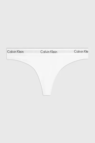 Dámská bílá tanga Calvin Klein