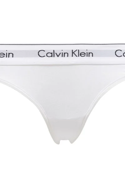 Dámská bílá tanga Calvin Klein