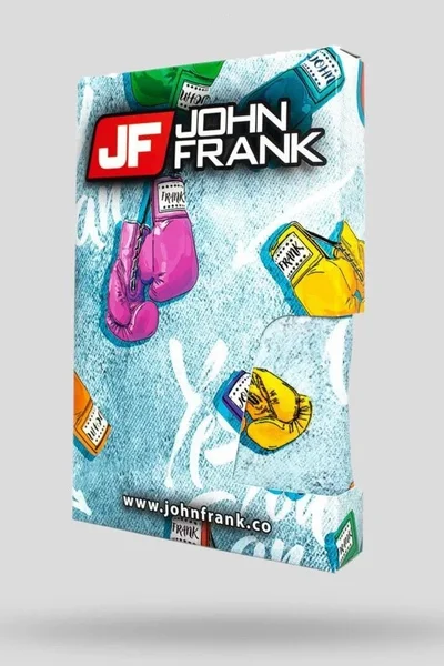 Pánské boxerky John Frank F397 (barva Sv. Modrá)