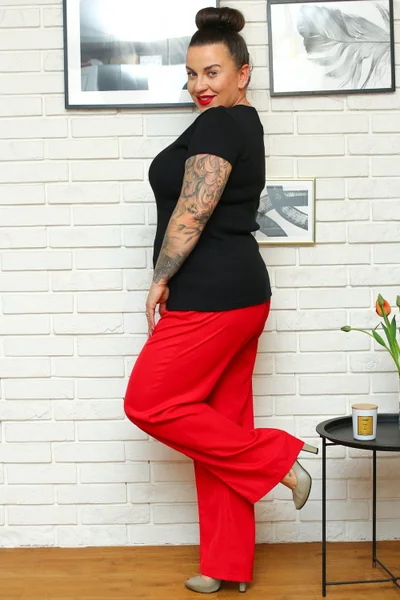 Dámská halenka plus size model 55800 Karko