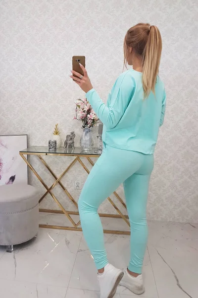 Dámský mint oversized set s halenkou Kesi