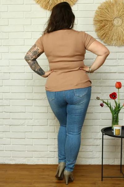 Dámská halenka plus size model 56472 Karko